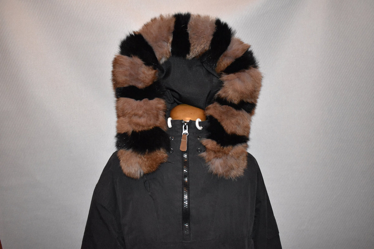 Detachable Fur Trim For Hood | Fur For Hood | Fox Fur Collar | Fur Strip For jacket hood | Fur Scarf | Fur For Parka
