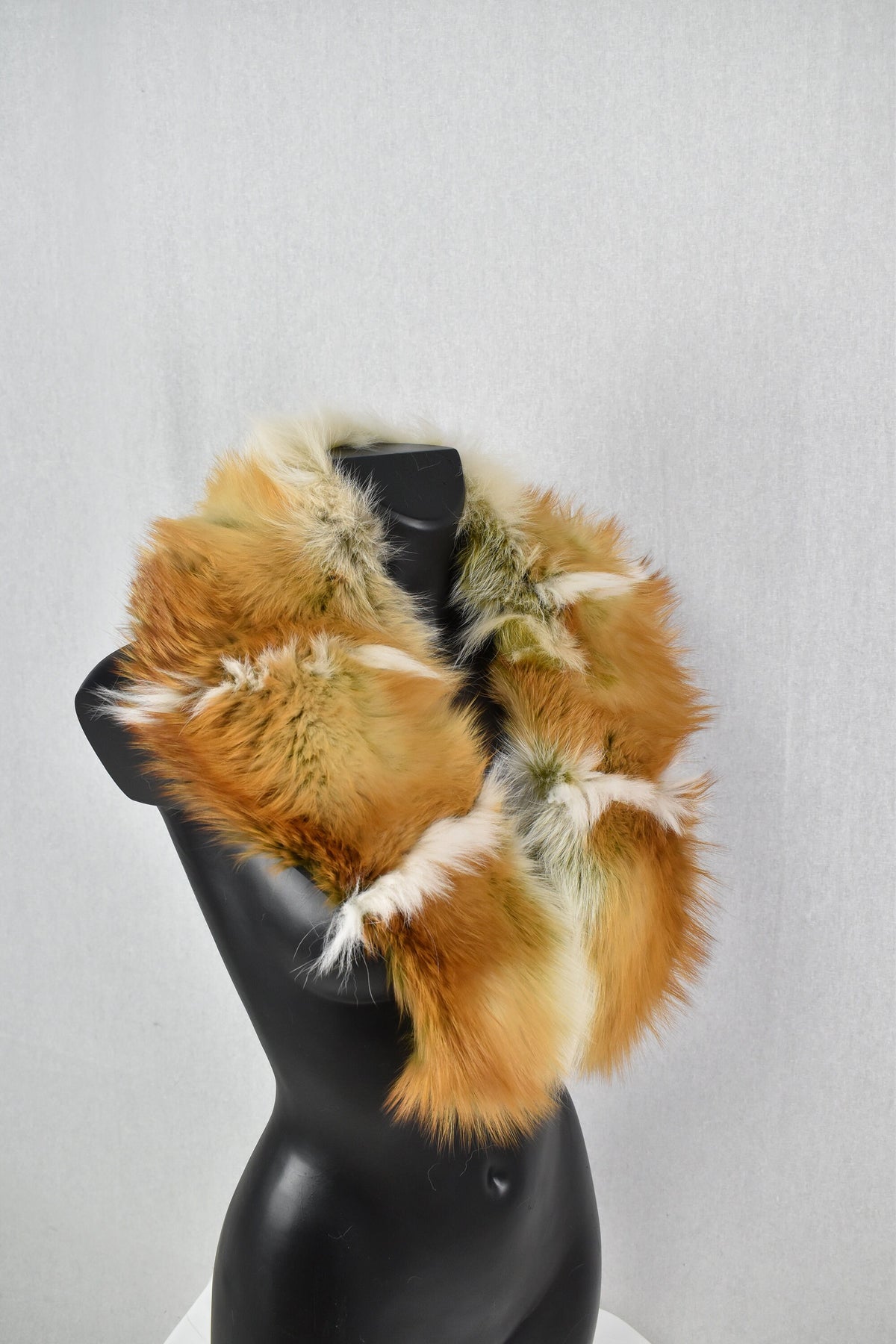 Beautiful Canadian Fox Fur Collar | Fur Collar For Coat And Jackets | Coat Collar | Fur Collar For Leather jacket | Detachable Fur collar