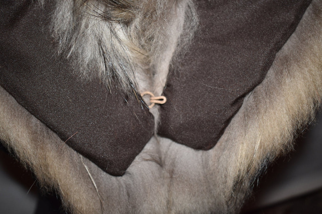 Fur Collar / Fin Raccoon Fur Collar / Coat Collar / Natural Fur Collar / Gift For Her / Top Quality Fur