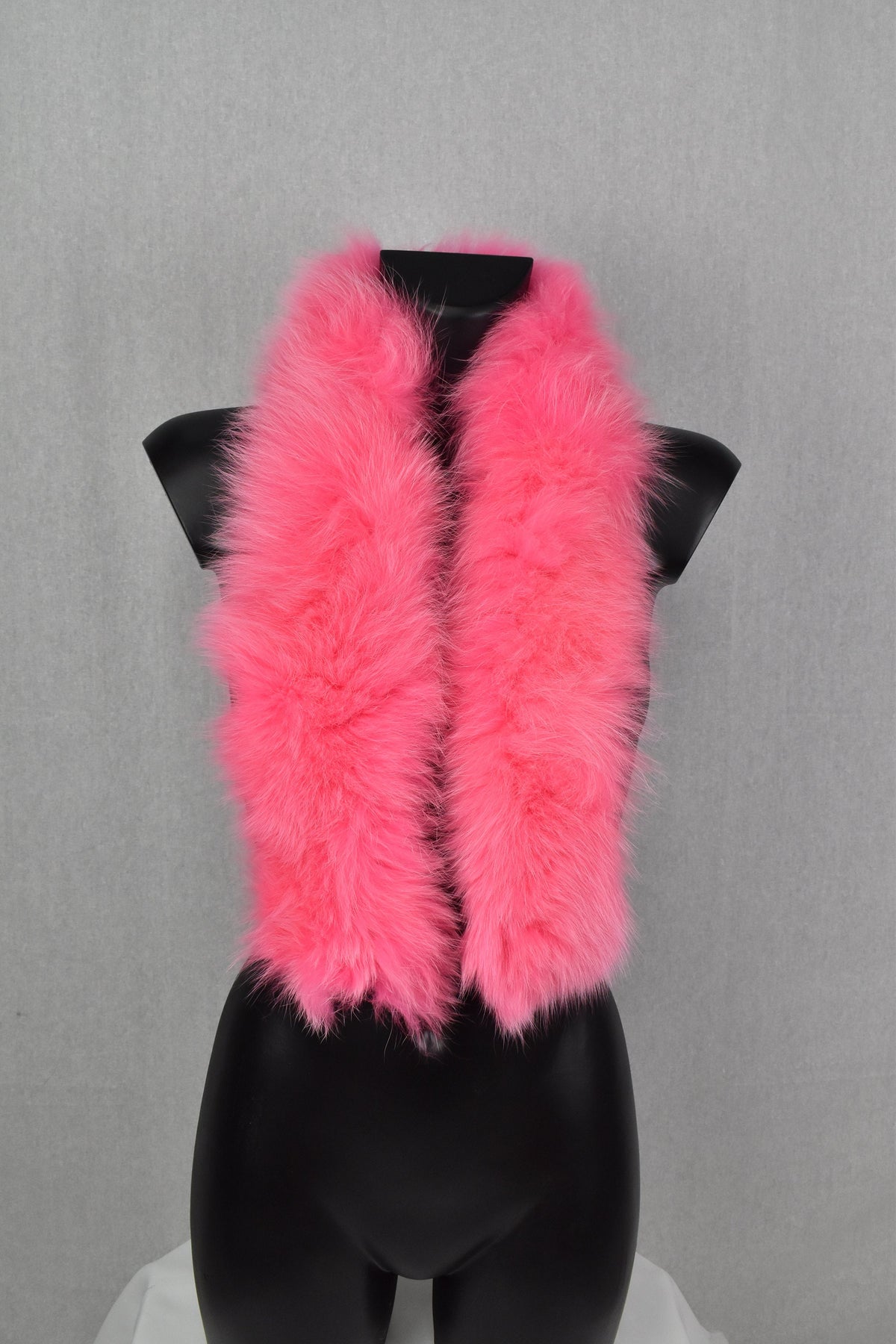 Fox Fur Trim For hood | Detachable Fur Trim | Pink Fur For Hood |  Fur collar  | Hood Trim detachable | DIY Hood Fur Trim