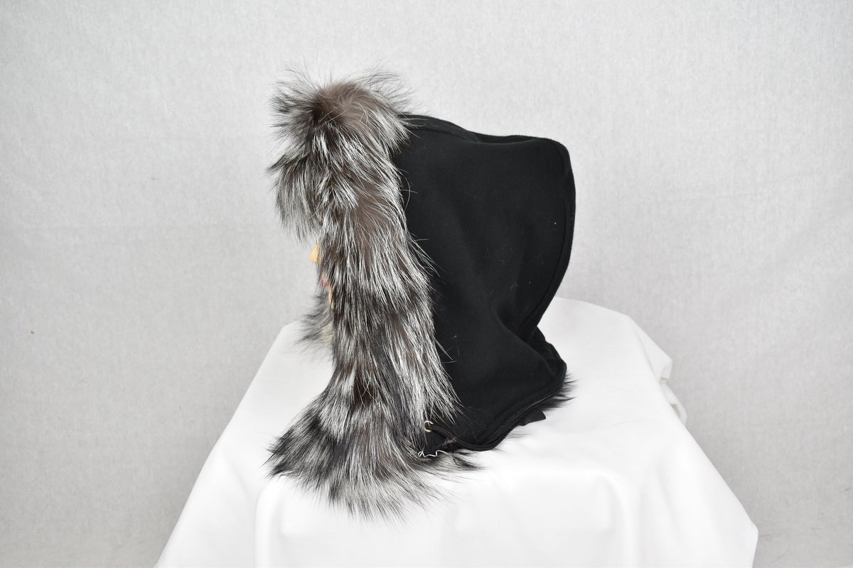 Fox Fur Trim For hood | Detachable Fur Trim | Silver Fur For Hood |  Fur collar  | Hood Trim detachable | DIY Hood Fur Trim