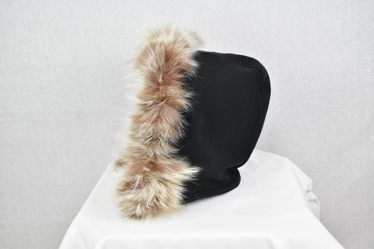 Detachable Fur Trim | Fox Fur Trim For hood | Beige Fur For Hood |  Fur collar  | Hood Trim detachable | DIY Hood Fur Trim