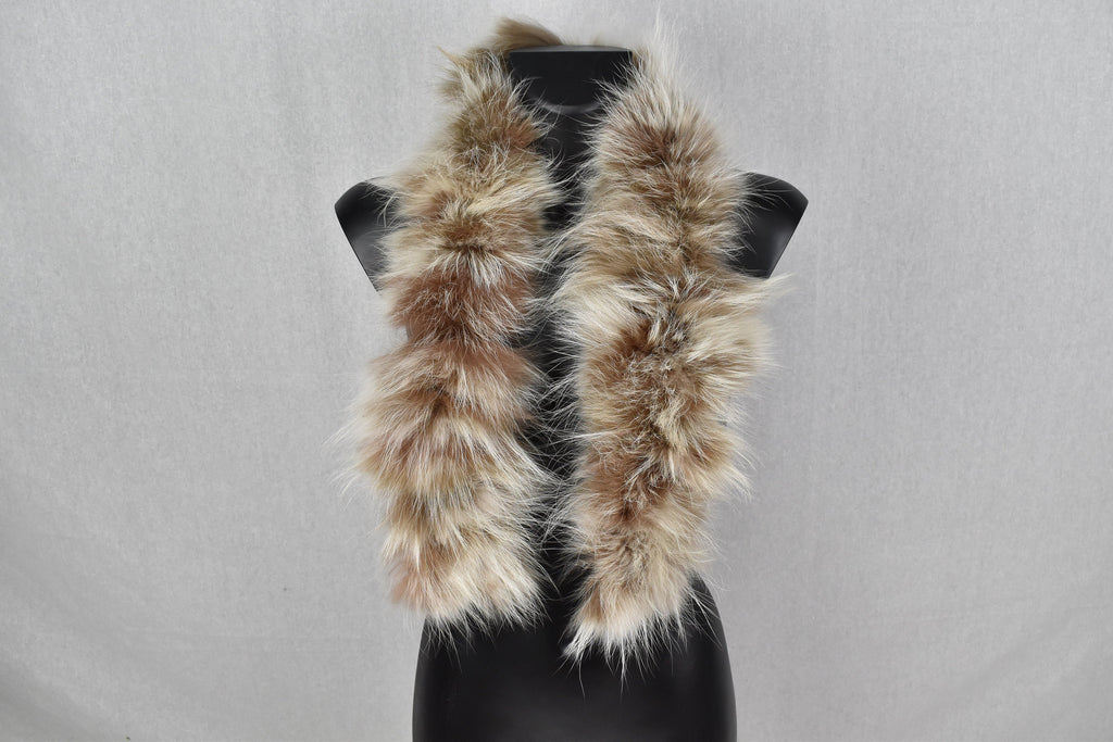Detachable Fur Trim | Fox Fur Trim For hood | Beige Fur For Hood |  Fur collar  | Hood Trim detachable | DIY Hood Fur Trim
