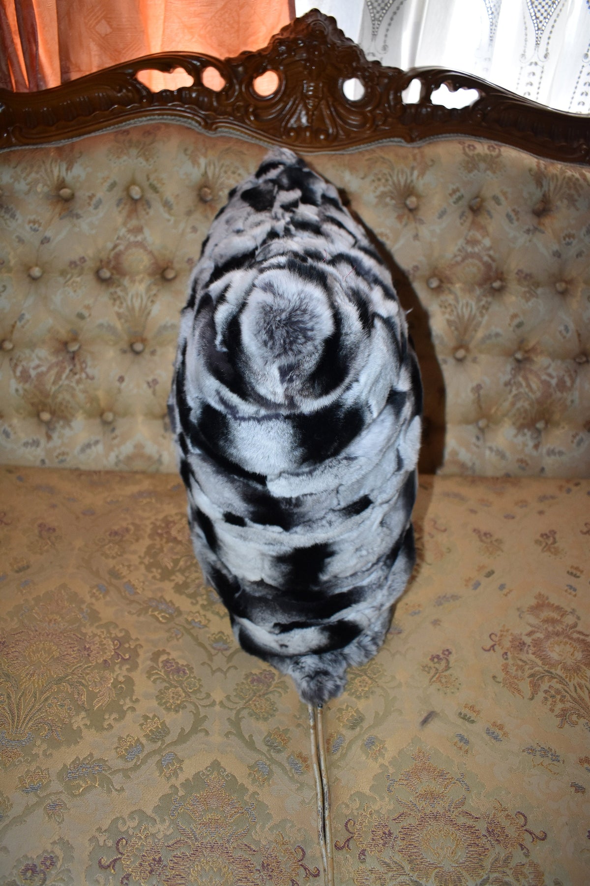 Fur pillow cover | Rex rabbit Fur Pillow Case | Home Decor Accessories | Fur Home Accessories