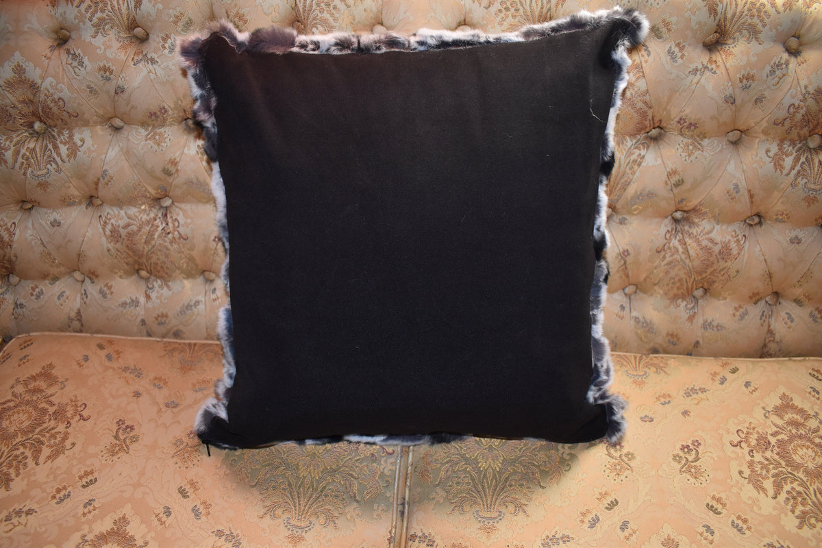 Fur pillow cover | Rex rabbit Fur Pillow Case | Home Decor Accessories | Fur Home Accessories