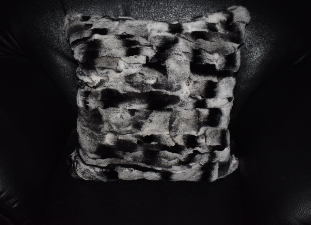 Fur pillow cover | Rex rabbit Fur Pillow Case | Home Decor Accessories | Fur Home Accessories