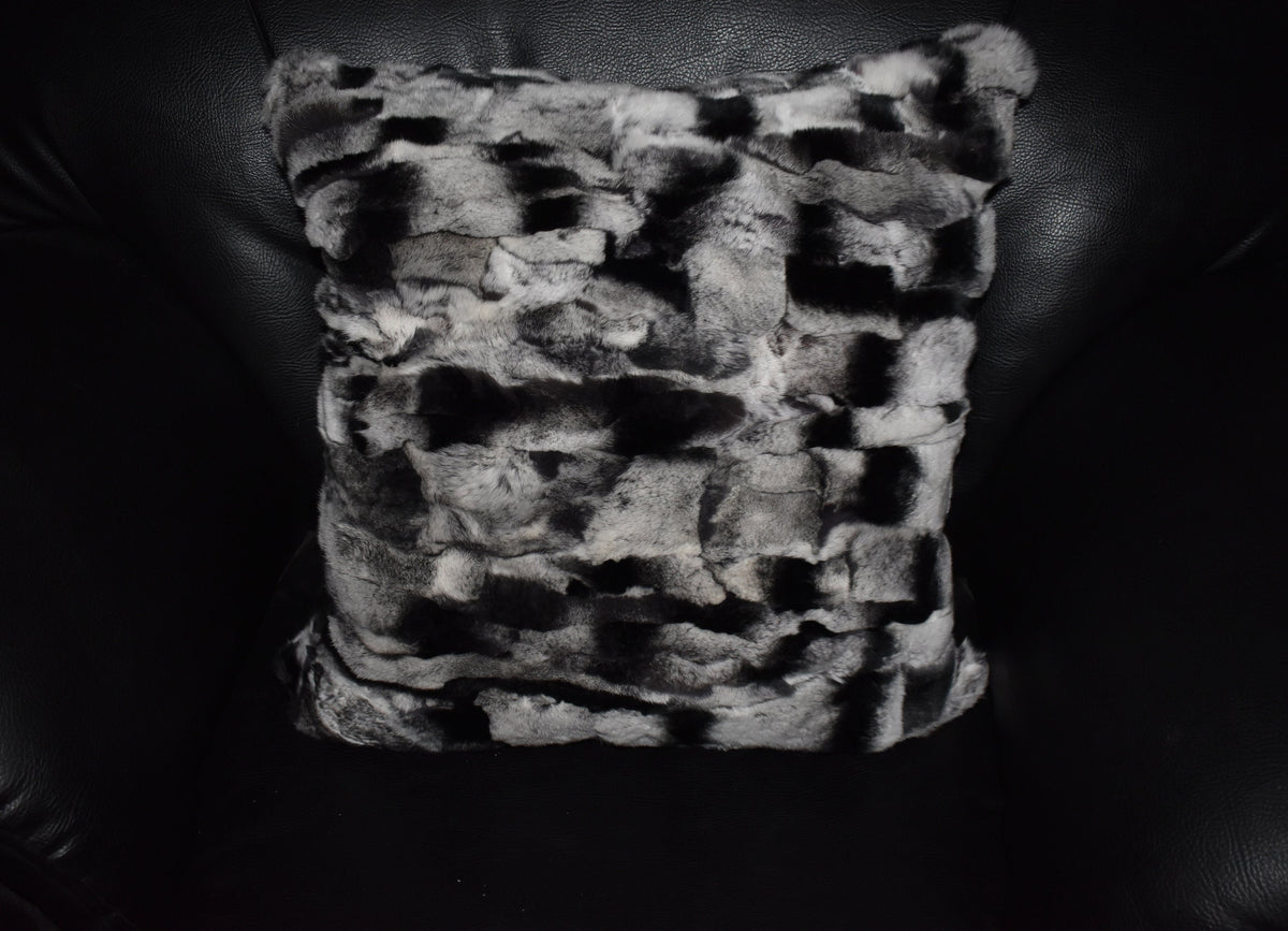 Fur pillow cover | Rex rabbit Fur Pillow Case | Home Decor Accessories | Fur Home Accessories