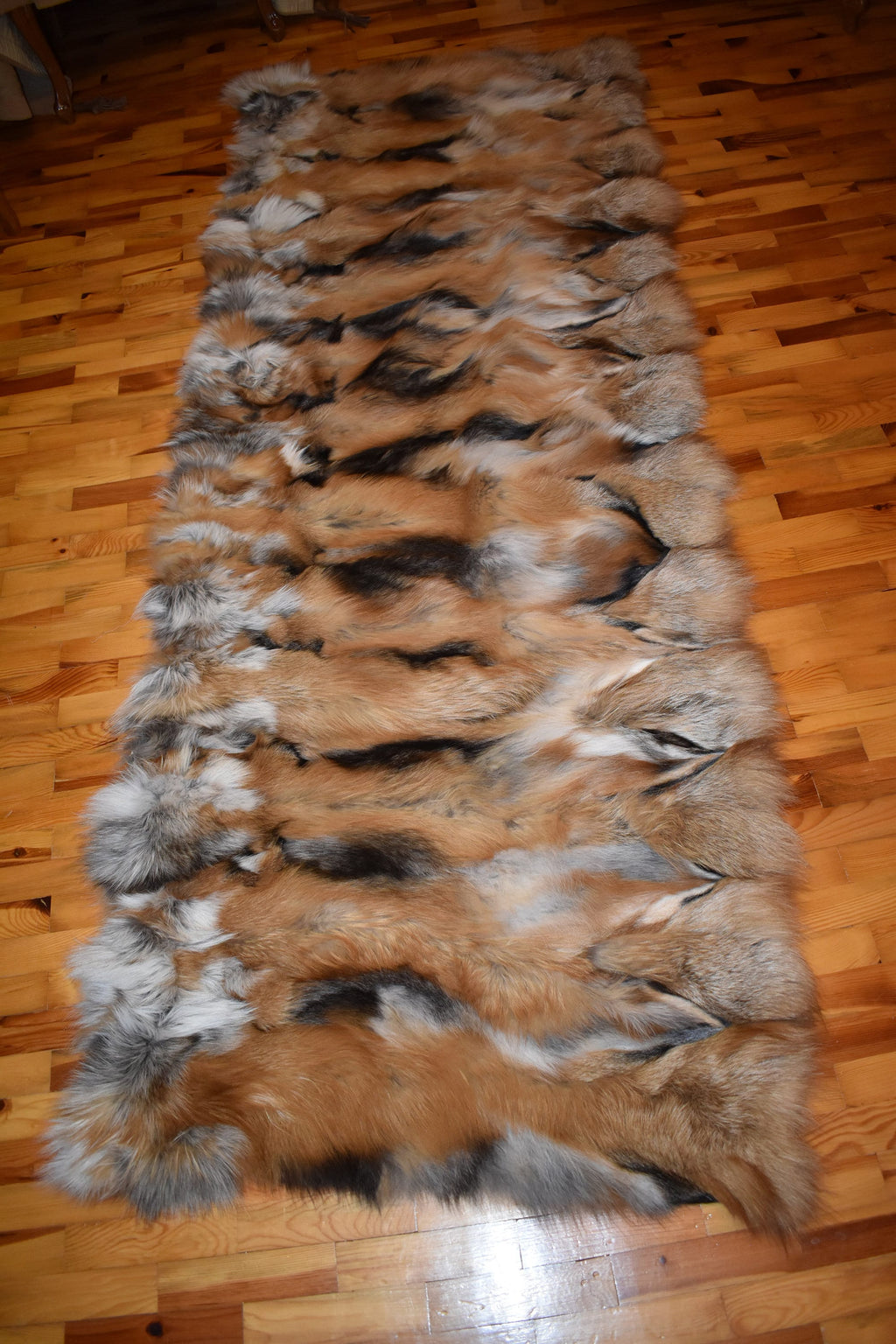 Fox Fur Throw Blanket | Fox Fur Blanket | Fox Fur Skin Plate | Natural Fur Blanket | Fur Throw |Fluffy Fur blanken Ideal For Your home decor