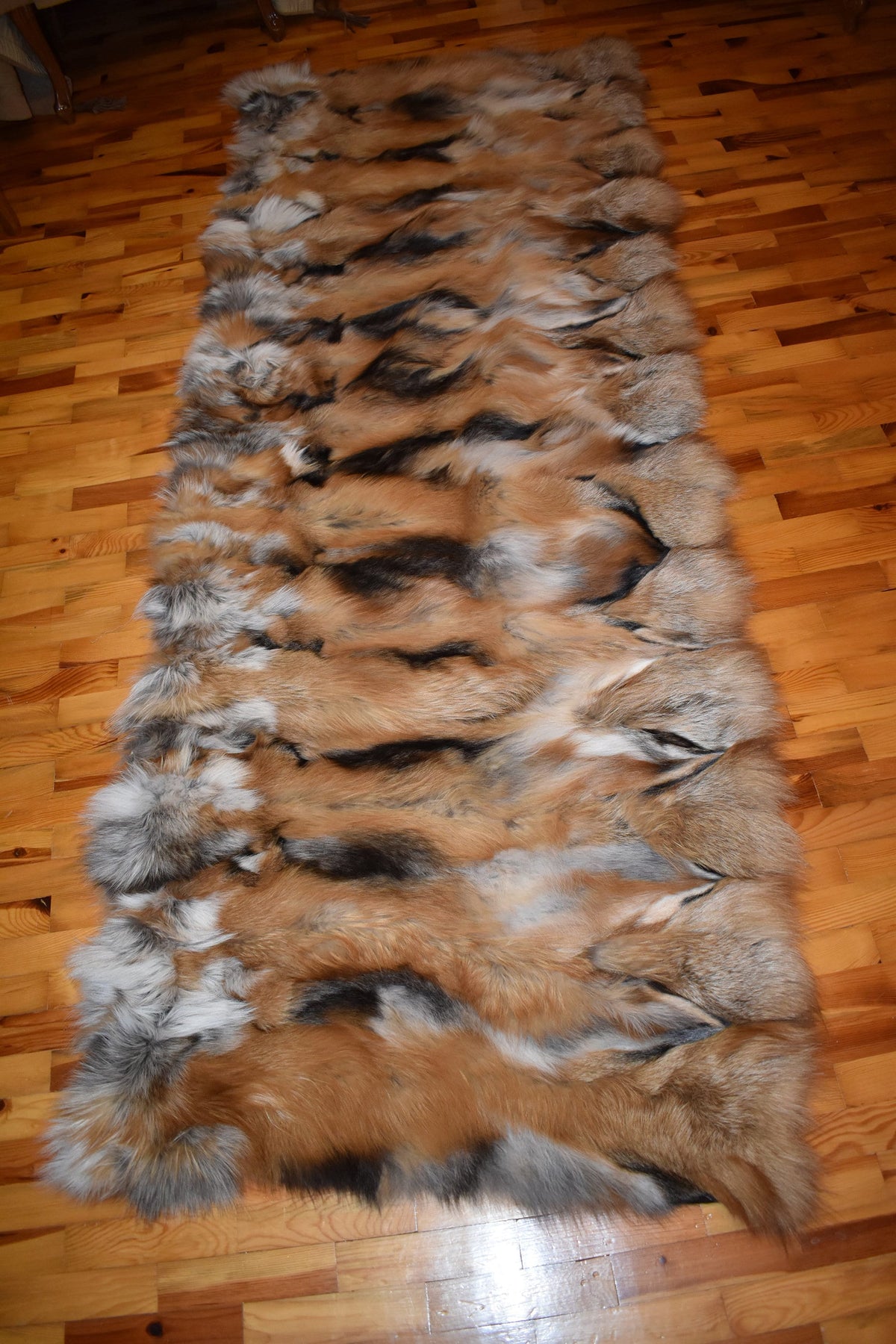 Fox Fur Throw Blanket | Fox Fur Blanket | Fox Fur Skin Plate | Natural Fur Blanket | Fur Throw |Fluffy Fur blanken Ideal For Your home decor