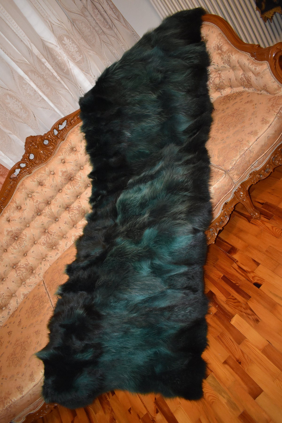 Cozy Fur Blanket | Fox Fur Throw | Fox Fur Rug | Natural Fur Blanket | Fur Throw | Fur Pillow Available
