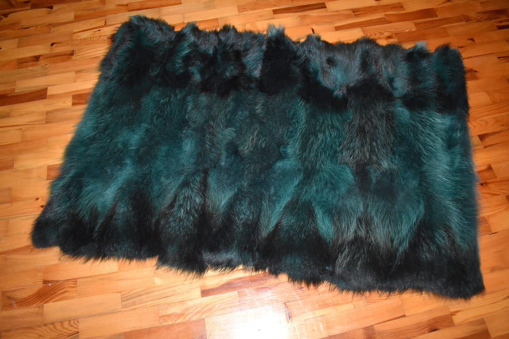 Cozy Fur Blanket | Fox Fur Throw | Fox Fur Rug | Natural Fur Blanket | Fur Throw | Fur Pillow Available