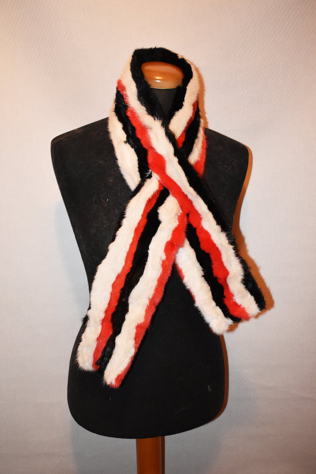 Beautiful Colorful  Real Mink  Fur Scarf. Mink fur scarf mix color!!! Gift For mom