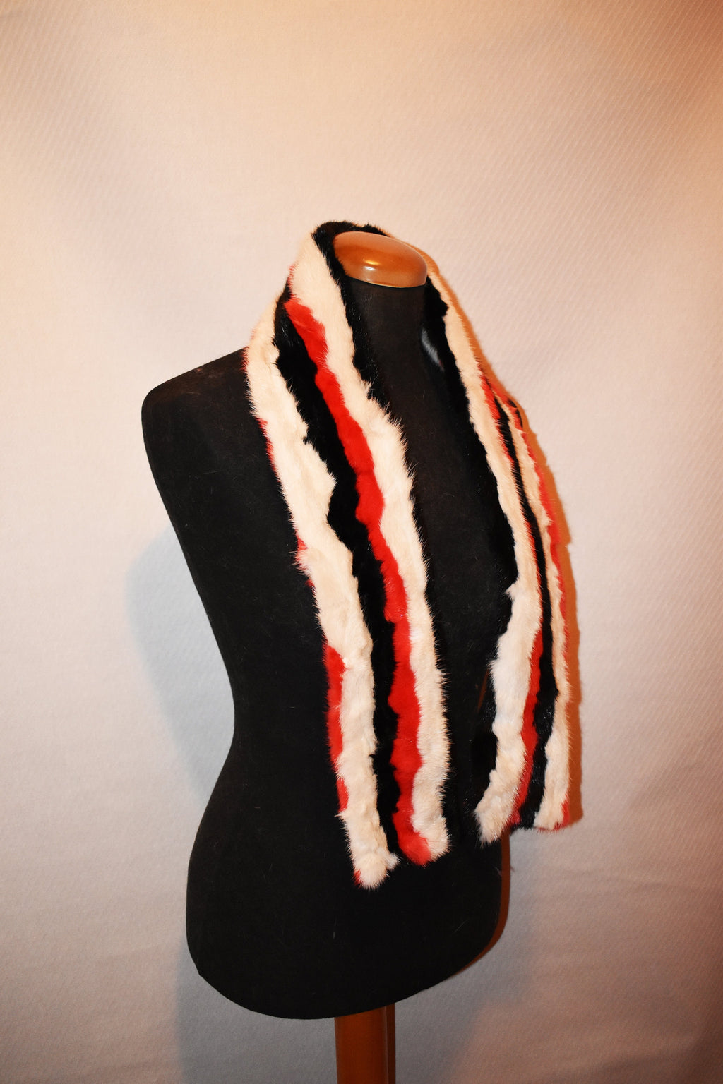 Beautiful Colorful  Real Mink  Fur Scarf. Mink fur scarf mix color!!! Gift For mom
