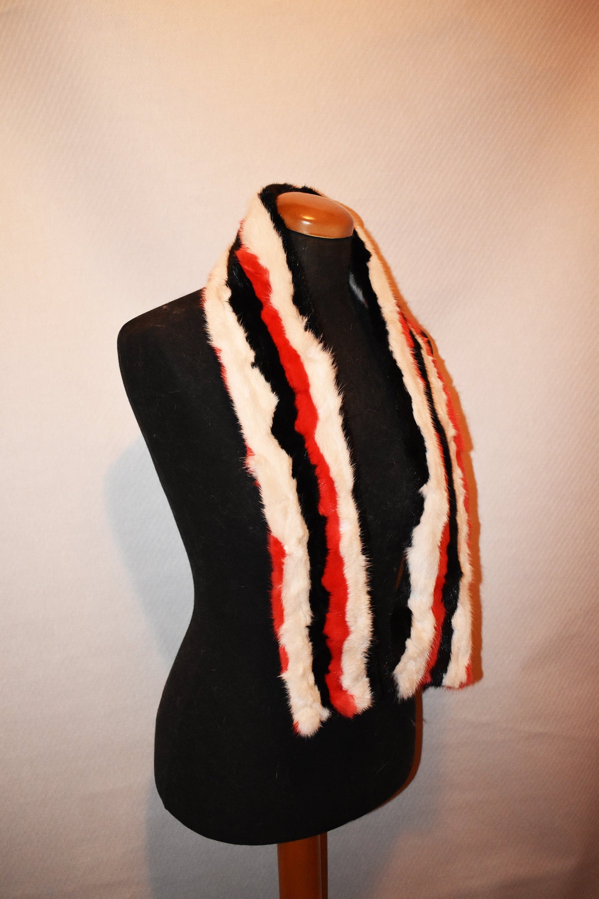 Beautiful Colorful  Real Mink  Fur Scarf. Mink fur scarf mix color!!! Gift For mom
