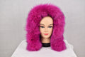 Removable Fur Hood  | Fox Fur Trim For hood | Fur Trim  For  jacket and Coat hood |  Fur collar  | Hood Trim detachable | DIY Hood Fur Trim
