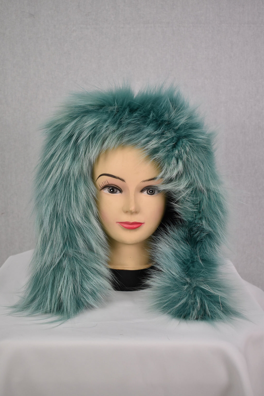 Removable Fur Hood  | Fox Fur Trim For hood | Fur Trim  For  jacket and Coat hood |  Fur collar  | Hood Trim detachable | DIY Hood Fur Trim