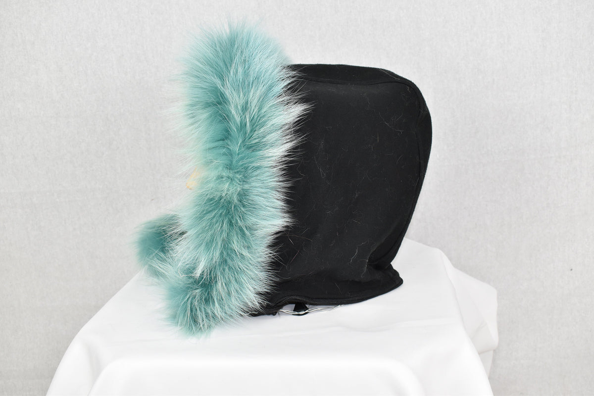 Removable Fur Hood  | Fox Fur Trim For hood | Fur Trim  For  jacket and Coat hood |  Fur collar  | Hood Trim detachable | DIY Hood Fur Trim