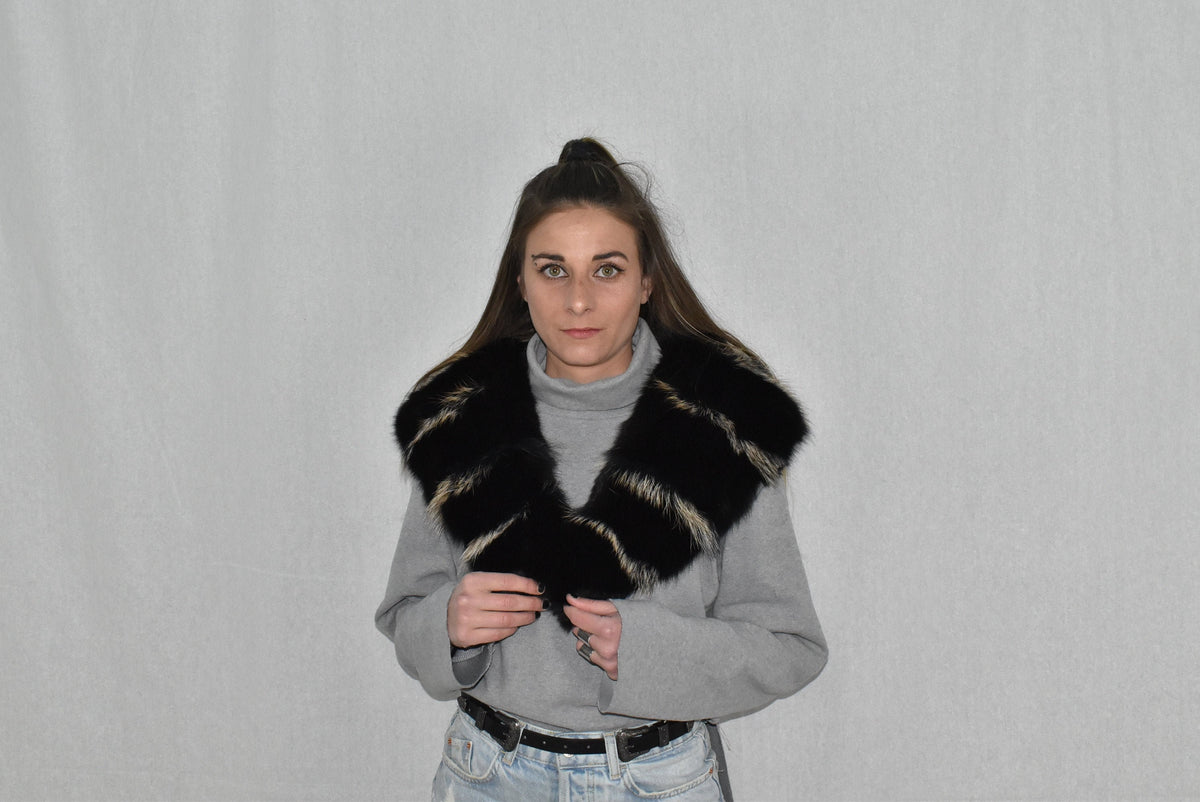 Fur Collar, Fox Fur  Collar,  Fur Coat Collar  , Detachable Collar , Luxury Gift For Her , Special Fur Collar For Fackets And Coats