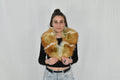 Beautiful Canadian Fox Fur Collar | Fur Collar For Coat And Jackets | Coat Collar | Fur Collar For Leather jacket | Detachable Fur collar