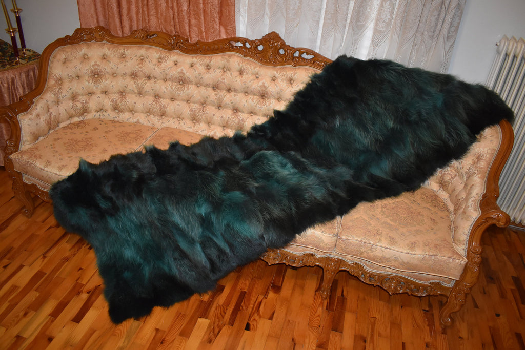 Cozy Fur Blanket | Fox Fur Throw | Fox Fur Rug | Natural Fur Blanket | Fur Throw | Fur Pillow Available