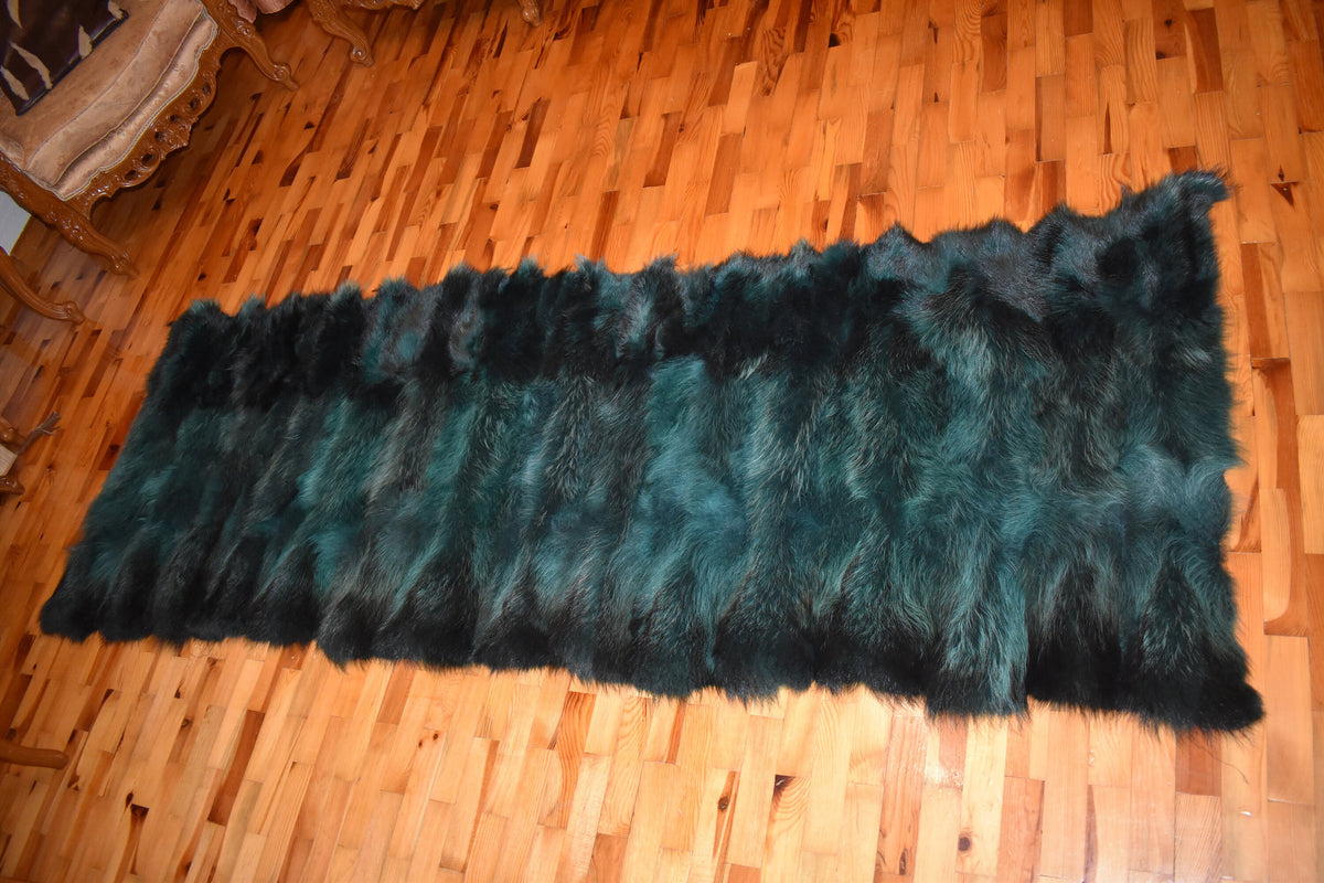Cozy Fur Blanket | Fox Fur Throw | Fox Fur Rug | Natural Fur Blanket | Fur Throw | Fur Pillow Available