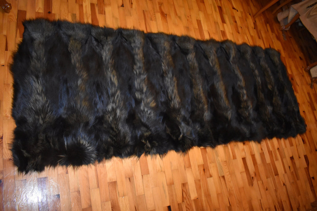 Cozy Fur  Blanket , Fox Fur Throw , Fur Throw bedspread
