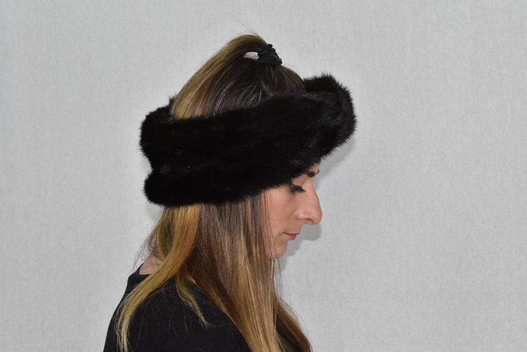 Fur Turban  Headband | Mink Fur Headband For Womens | Fur Turban Band | Fur Head wrap | Gift For Her | Fur Ear Warmer