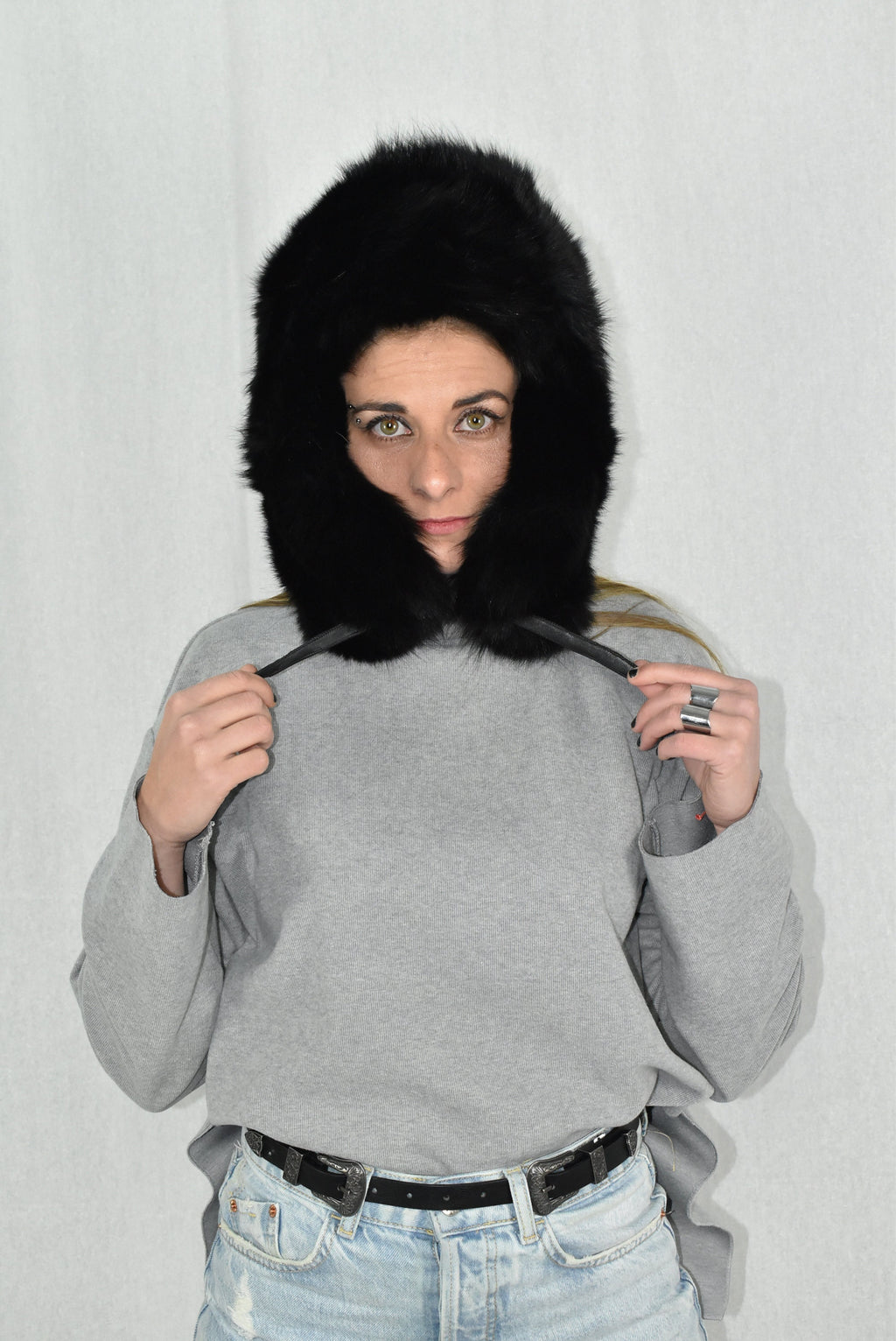 Fur Hat With Ear Flaps | Russian Fur Hat | Unisex Fox Fur Hat |  Fur Trapper Hat | Winter Hat For Women | Gift For Her