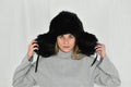 Fur Hat With Ear Flaps | Russian Fur Hat | Unisex Fox Fur Hat |  Fur Trapper Hat | Winter Hat For Women | Gift For Her