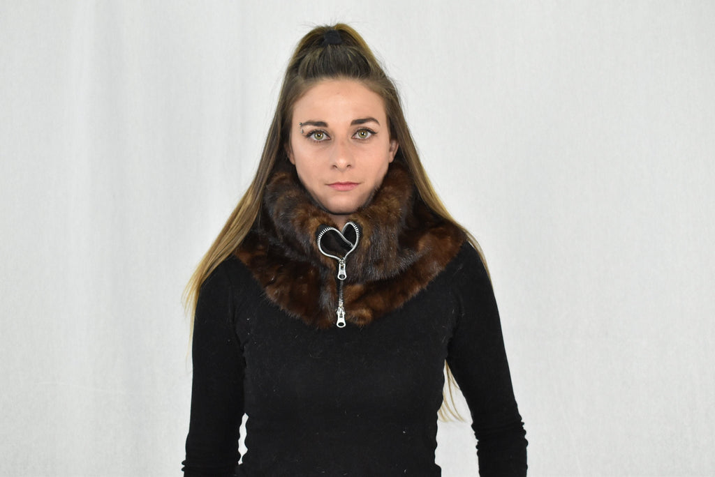 Fur Neck Warmer | Mink Neck warmer | Fur scarf | Fur Collar |  Luxury Gift For Her