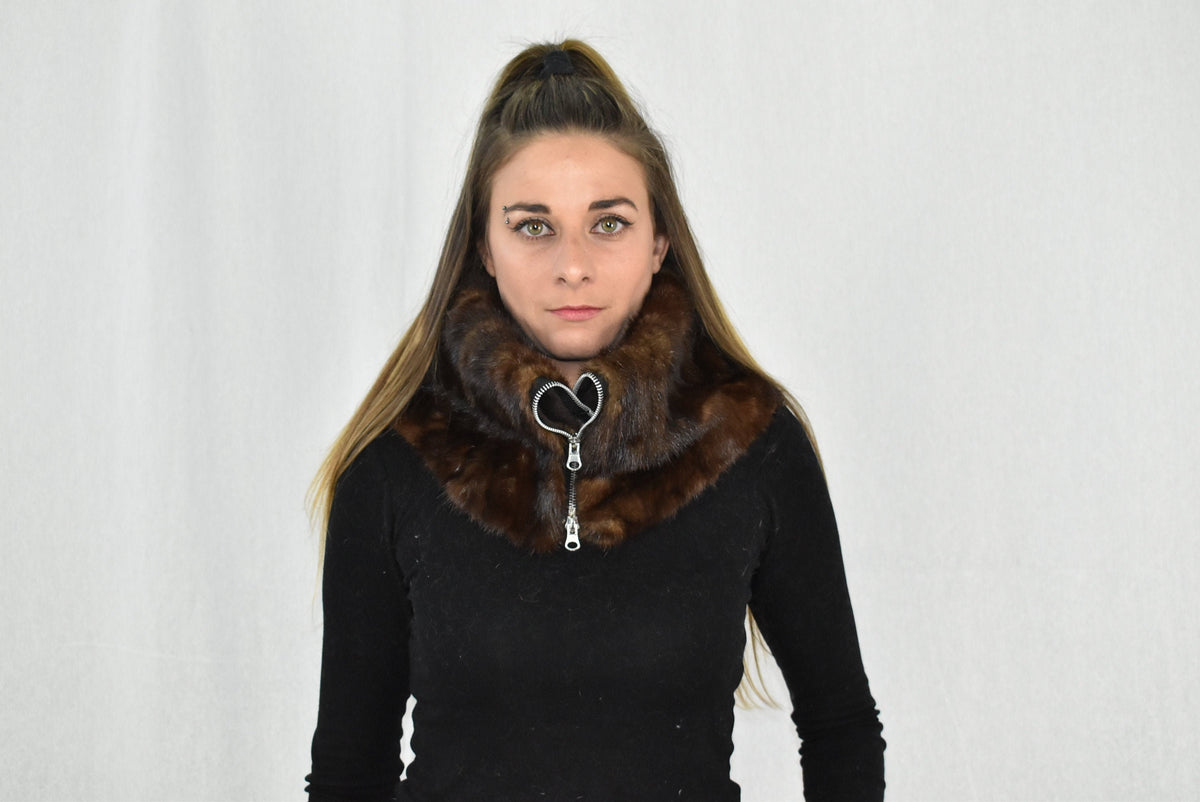 Fur Neck Warmer | Mink Neck warmer | Fur scarf | Fur Collar |  Luxury Gift For Her