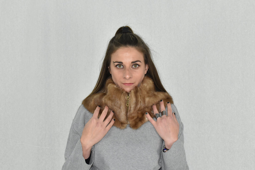 Fur Neck Warmer | Mink Neck warmer | Fur scarf | Fur Collar |  Luxury Gift For Her