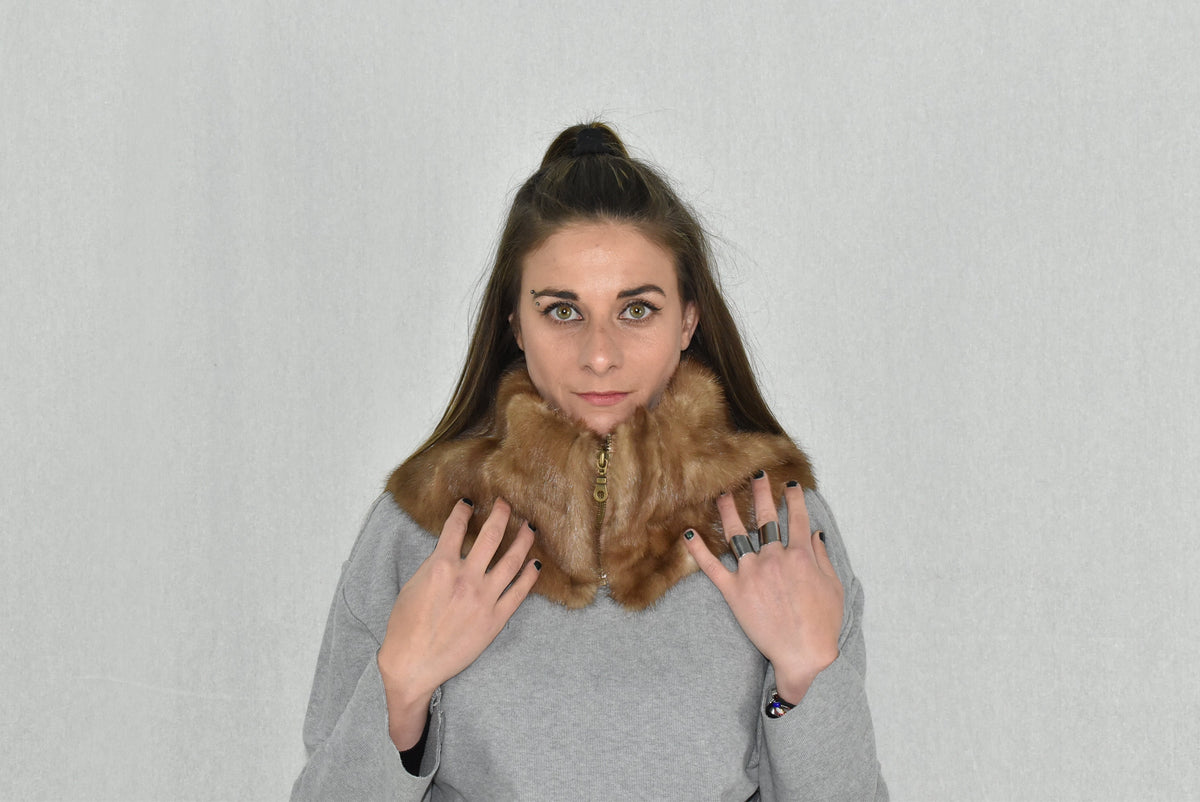 Fur Neck Warmer | Mink Neck warmer | Fur scarf | Fur Collar |  Luxury Gift For Her