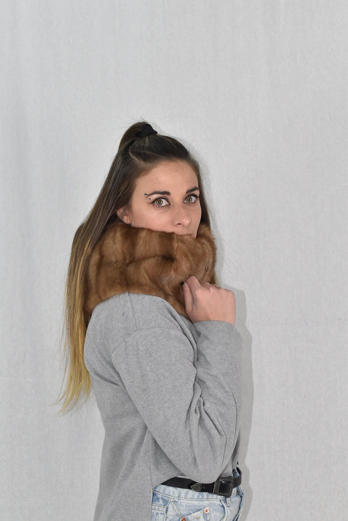 Fur Neck Warmer | Mink Neck warmer | Fur scarf | Fur Collar |  Luxury Gift For Her