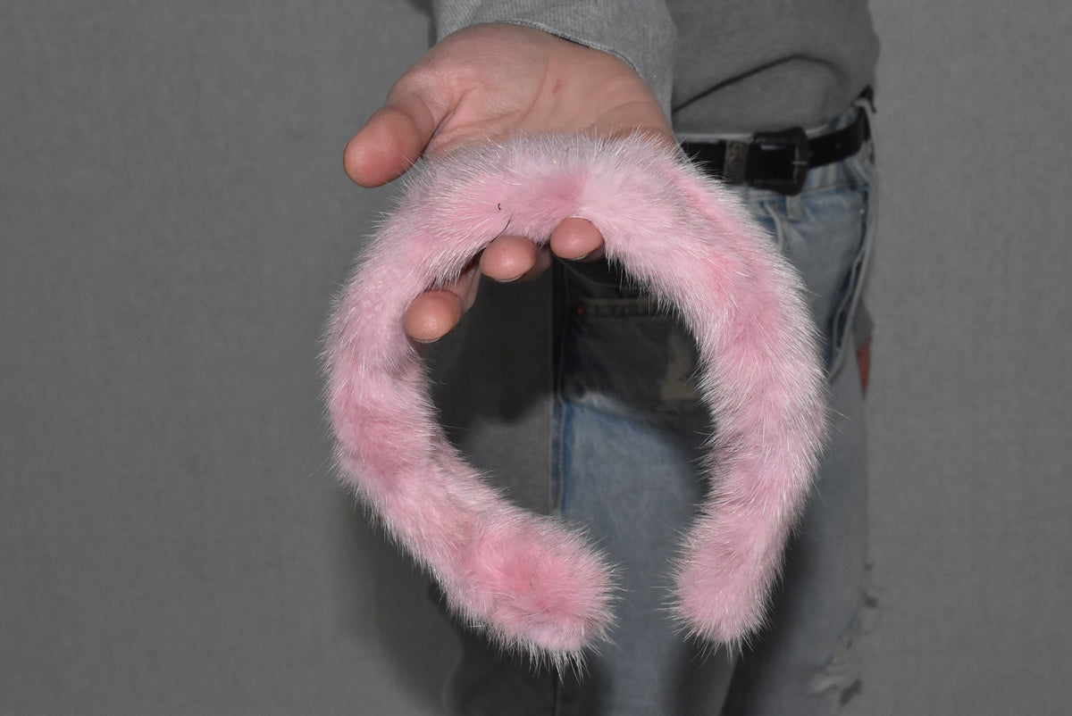Fur Hairband | Fur Headband | Mink Fur Hairband |Girlfriend Gift | Gift For Her