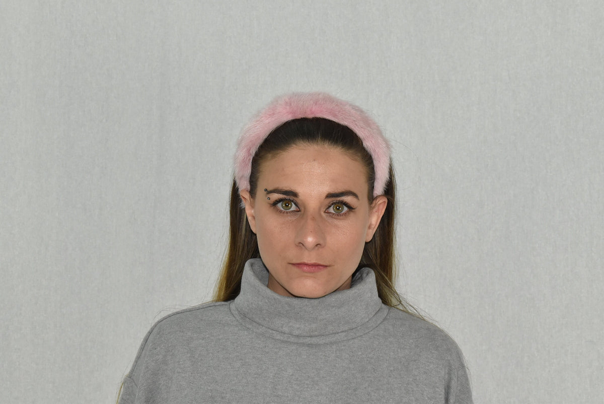 Fur Hairband | Fur Headband | Mink Fur Hairband |Girlfriend Gift | Gift For Her