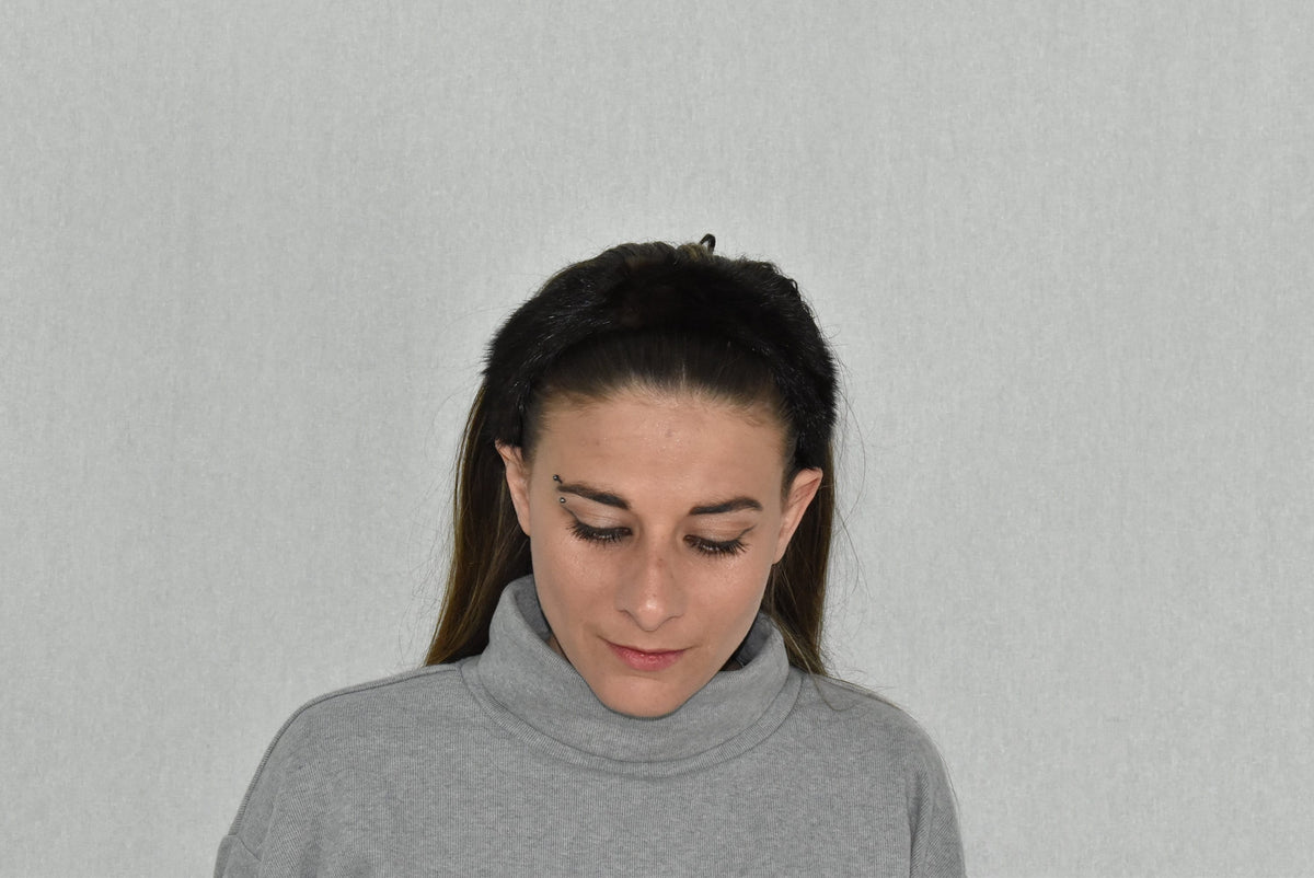 Fur Hairband | Fur Headband | Mink Fur Hairband |Girlfriend Gift | Gift For Her