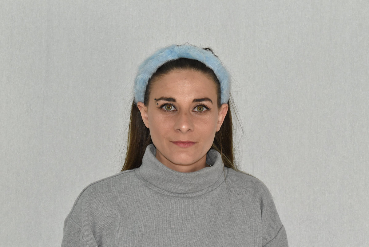 Fur Hairband | Fur Headband | Mink Fur Hairband |Girlfriend Gift | Gift For Her