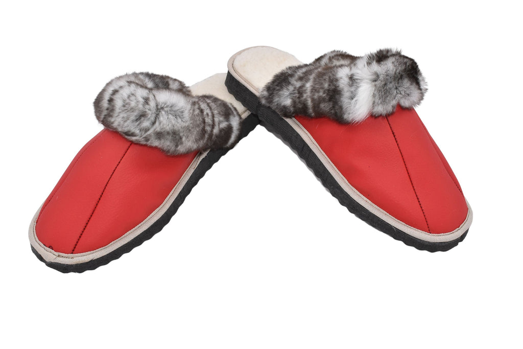 Genuine Sheepskin Slippers | Ladies sheariling Fur Slippers | Winter slippers | Fur slides | Great gift for her