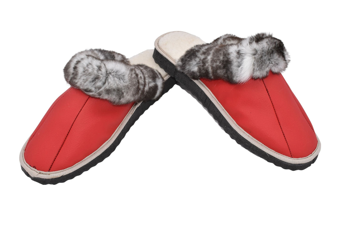 Genuine Sheepskin Slippers | Ladies sheariling Fur Slippers | Winter slippers | Fur slides | Great gift for her