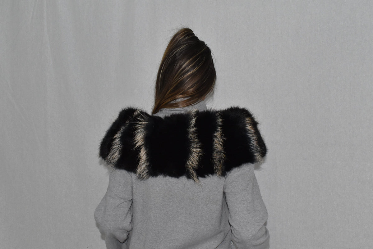 Fur Collar, Fox Fur  Collar,  Fur Coat Collar  , Detachable Collar , Luxury Gift For Her , Special Fur Collar For Fackets And Coats