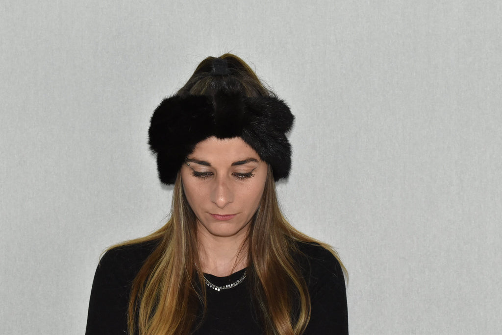 Fur Turban  Headband | Mink Fur Headband For Womens | Fur Turban Band | Fur Head wrap | Gift For Her | Fur Ear Warmer