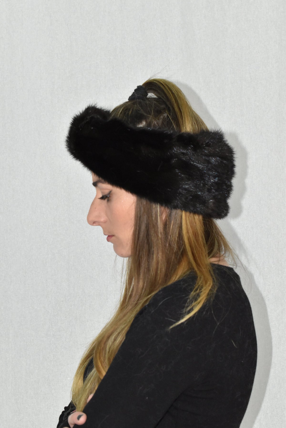 Fur Turban  Headband | Mink Fur Headband For Womens | Fur Turban Band | Fur Head wrap | Gift For Her | Fur Ear Warmer