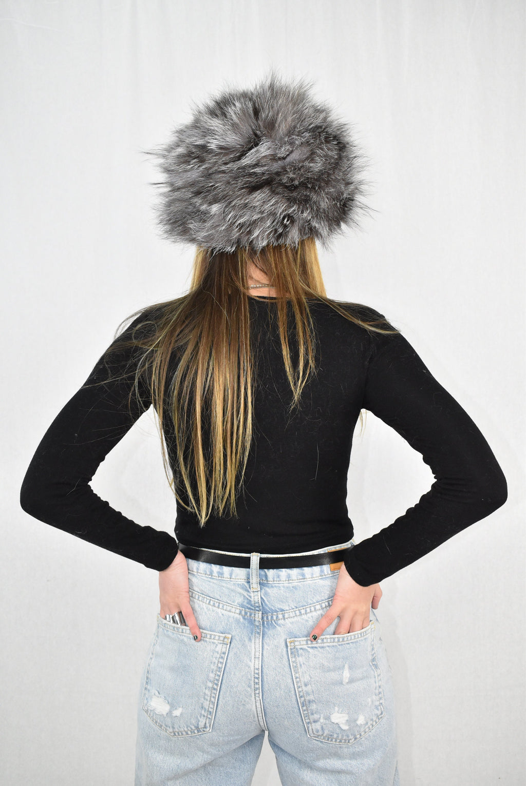 Fur Hat | Silver Fox Fur Hat  | Russian Fur Hat | Natural Fox Fur Hat | Winter Hat For Women | Gift For Her