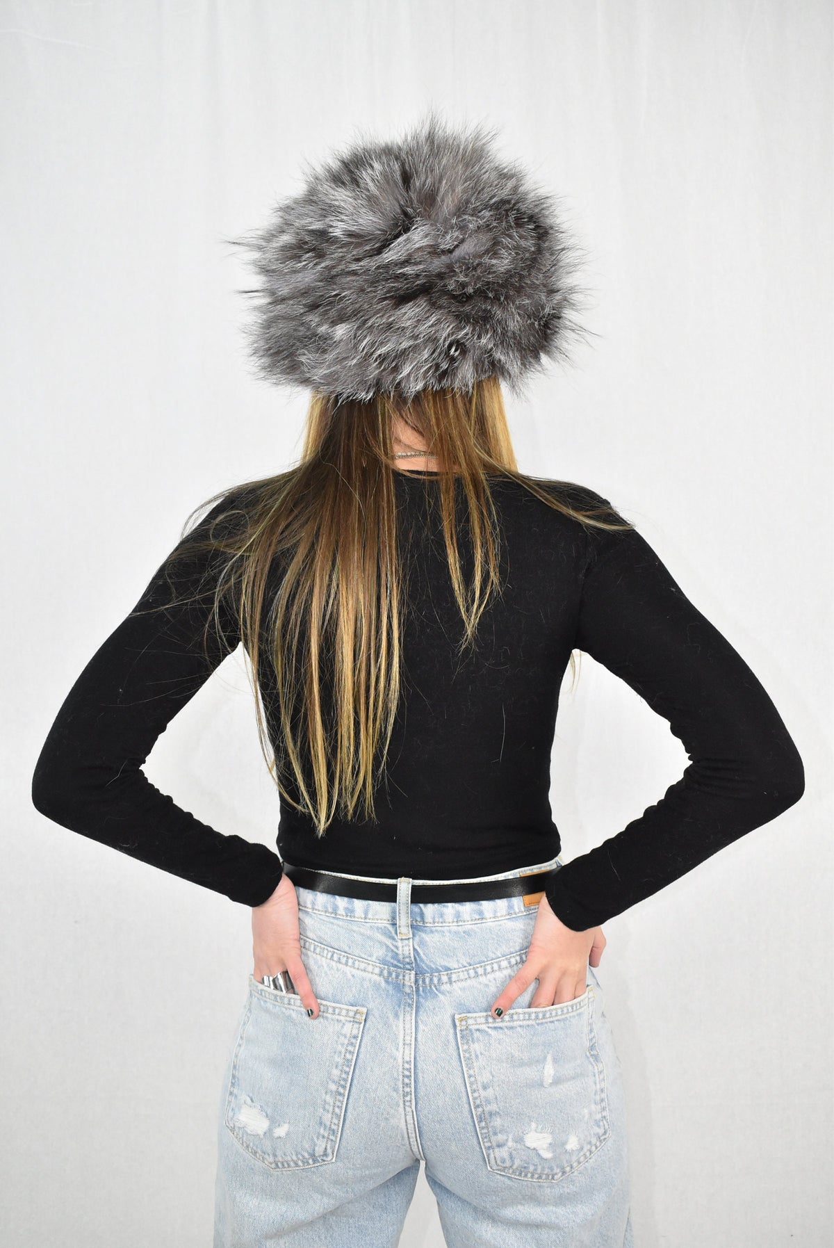 Fur Hat | Silver Fox Fur Hat  | Russian Fur Hat | Natural Fox Fur Hat | Winter Hat For Women | Gift For Her