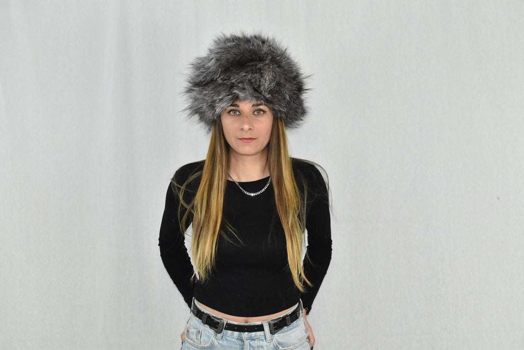 Fur Hat | Silver Fox Fur Hat  | Russian Fur Hat | Natural Fox Fur Hat | Winter Hat For Women | Gift For Her
