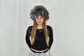 Fur Hat | Silver Fox Fur Hat  | Russian Fur Hat | Natural Fox Fur Hat | Winter Hat For Women | Gift For Her