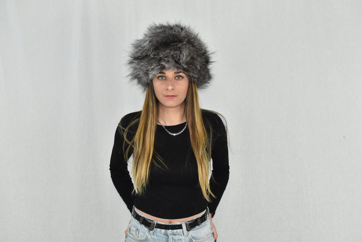 Fur Hat | Silver Fox Fur Hat  | Russian Fur Hat | Natural Fox Fur Hat | Winter Hat For Women | Gift For Her