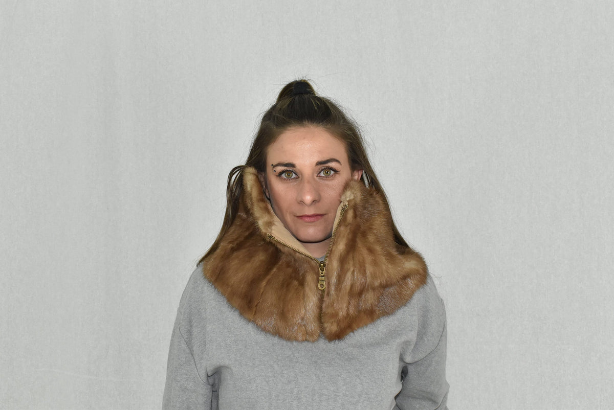 Fur Neck Warmer | Mink Neck warmer | Fur scarf | Fur Collar |  Luxury Gift For Her