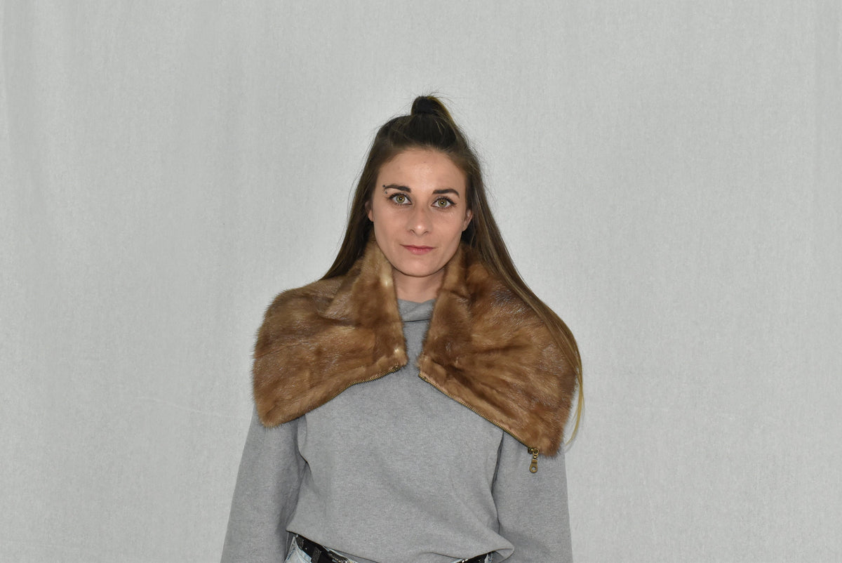 Fur Neck Warmer | Mink Neck warmer | Fur scarf | Fur Collar |  Luxury Gift For Her